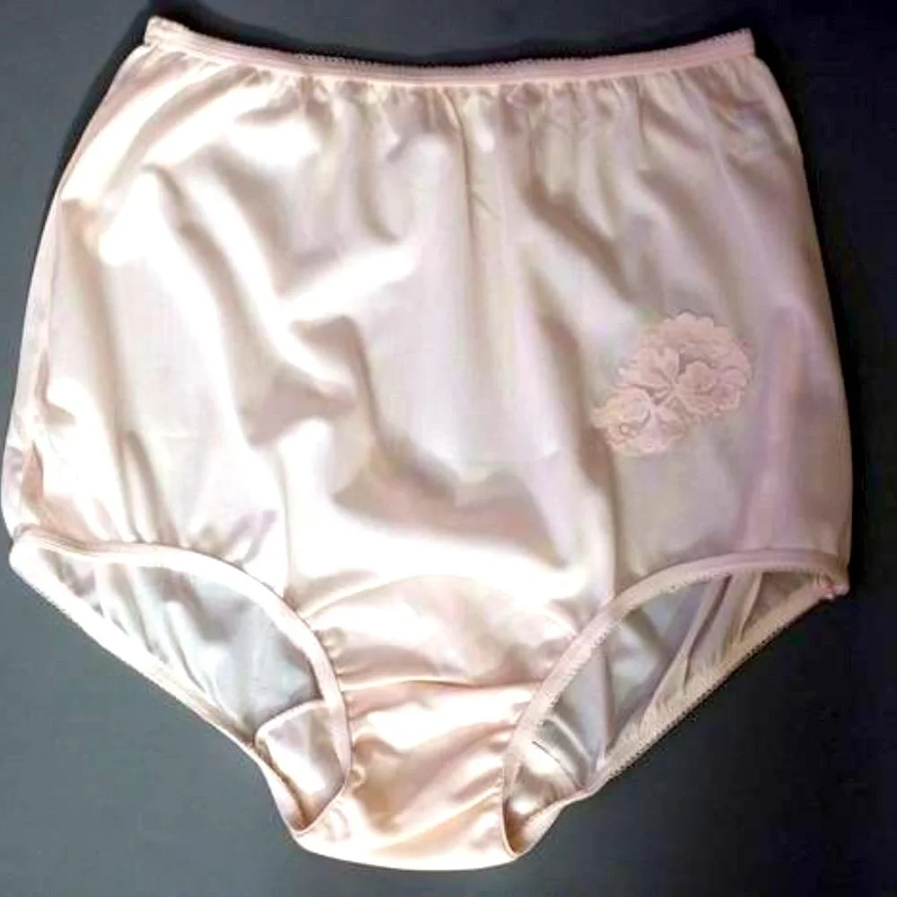 NWT Nancy King Vintage Sheer Mushroom Panty 50's Style Size 4 Blush Pink